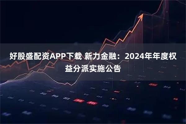 好股盛配资APP下载 新力金融：2024年年度权益分派实施公告